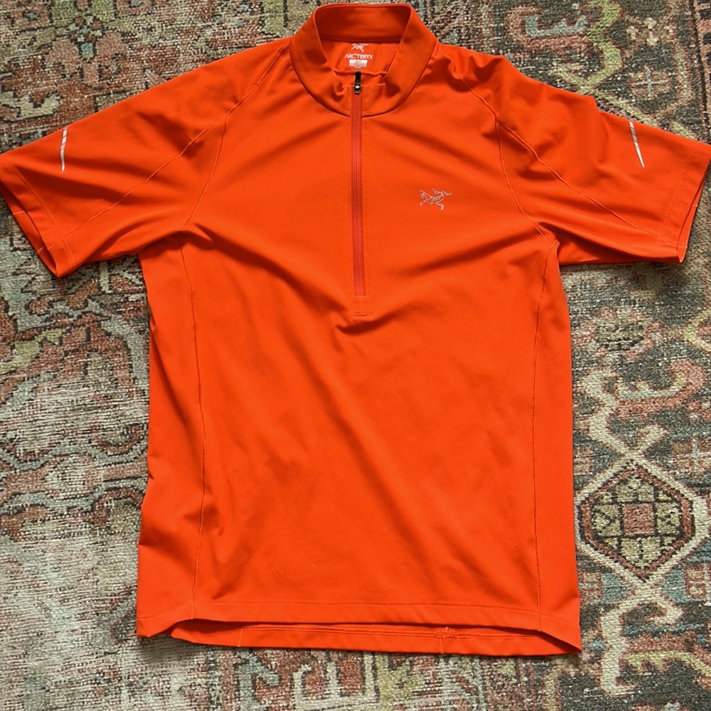 Arcteryx x Outdoor Life Arc’Teryx 1/4 Zip Orange, Men's size Small